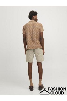 شلوارک و برمودا طوسی مردانه رگولار Jack & Jones - کد 825952628