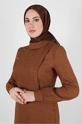 روسری قهوه ای پلی استر Alvina - کد 792006737