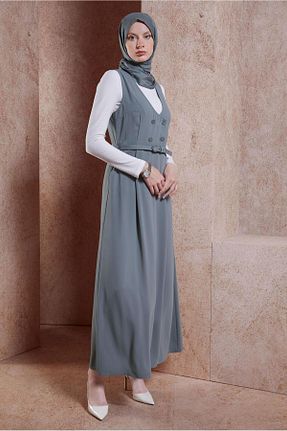 لباس حجاب طوسی زنانه رگولار Alvina - کد 848013389