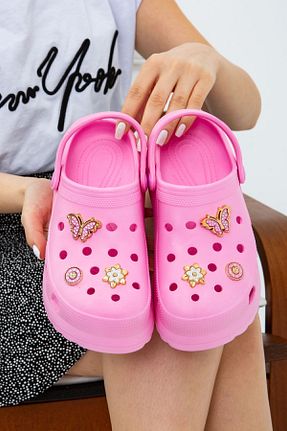 صندل صورتی بچه گانه پاشنه تخت Moda Devrin - کد 796692382