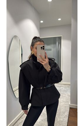 کت مشکی زنانه رگولار sinemkivanc co - کد 921669379