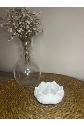 شمعدان و شمع گیر سفید Beton Love Candle Dekor - کد 795708253