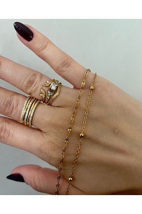 دستبند استیل (فولاد) زرد استیل (فولاد) Hoop jewelery - کد 921666255