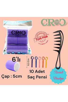 سایر اکسسوری مو بنفش زنانه نایلون Croc - کد 346883630