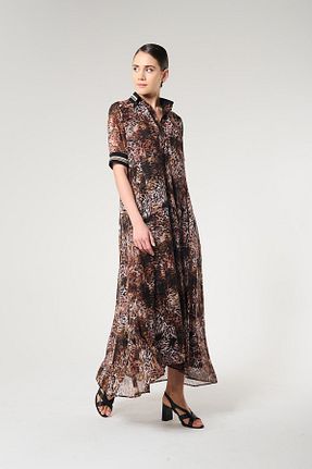 لباس قهوه ای زنانه بافتنی ZYRAH - کد 900611644
