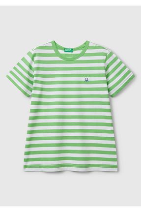 تیشرت سبز بچه گانه رگولار United Colors of Benetton - کد 921672026