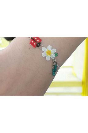 دستبند جواهر رنگی زنانه منجق dizi craft - کد 922386287