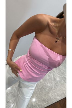 بلوز صورتی زنانه اسلیم فیت sinemkivanc co - کد 921681175