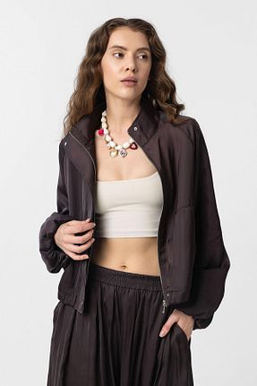 کت قهوه ای زنانه Relaxed Antioch - کد 921677851