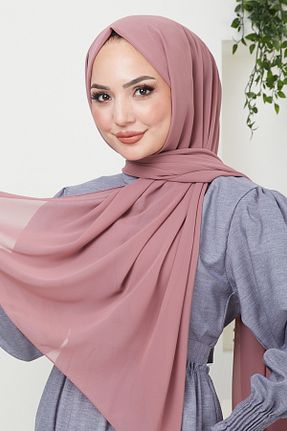 شال بنفش زنانه شیفون ModaMerve - کد 852144235