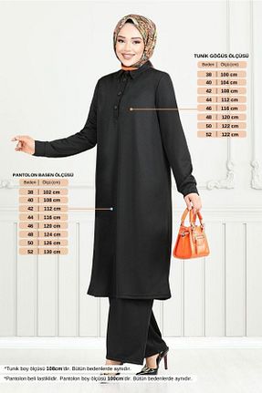 ست بالاتنه و پائین تنه مشکی زنانه بافتنی ModaMerve - کد 898861137