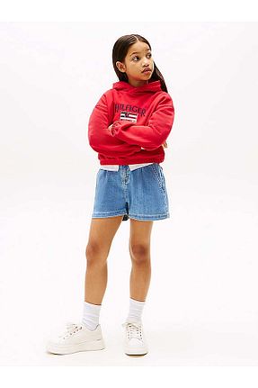 سوئیشرت قرمز بچه گانه چاپی Tommy Hilfiger - کد 922386400