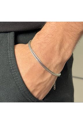 گردنبند جواهر طوسی زنانه روکش نقره Astra Takı - کد 921678693