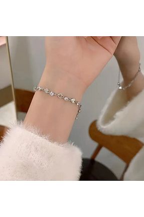دستبند نقره متالیک زنانه 925 عیار MODA - کد 921680986