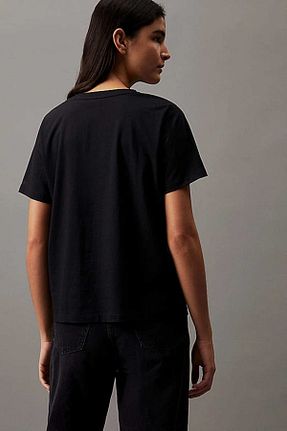 تیشرت مشکی زنانه رگولار Calvin Klein - کد 921680448