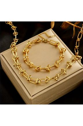 ست استیل زرد زنانه استیل (فولاد) TAKİŞKO - کد 921687895