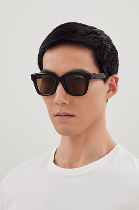 عینک آفتابی آبی زنانه 52 ALEXANDER MCQUEEN - کد 921687915