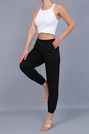 شلوار کرمگن مشکی زنانه رگولار Caddebostan Moda - کد 921686070
