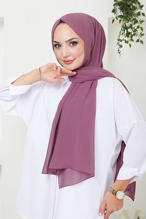 شال صورتی زنانه شیفون ModaMerve - کد 852144638