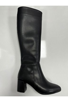 چکمه مشکی زنانه پاشنه متوسط (5-9 سانتی متر) Mimoza - کد 921698057