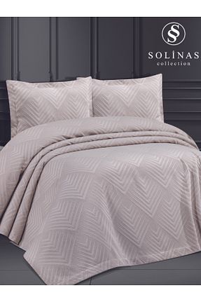 روتختی دونفره قهوه ای پنبه ای Solinas Collection - کد 832423070
