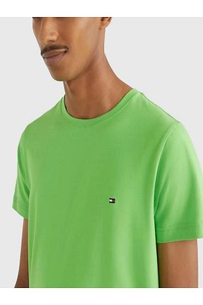 تیشرت سبز مردانه یقه دوچرخه Tommy Hilfiger - کد 921719214