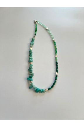 گردنبند جواهر فیروزه ای زنانه Enki Design - کد 921713523