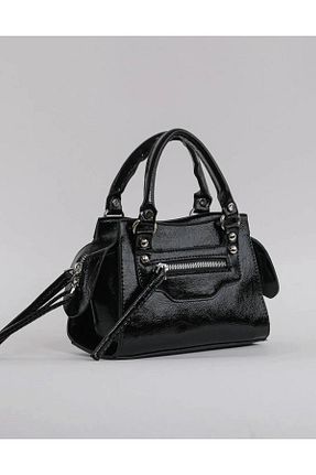 کیف دوشی مشکی زنانه چرم مصنوعی larosee - کد 921722458