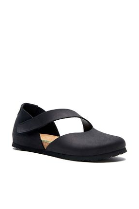 بابت مشکی زنانه چرم خالص Comfortfüsse - کد 47418330