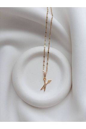 گردنبند استیل ( فولاد ) زرد زنانه استیل (فولاد) Minne Jewelry-Accessory - کد 921753561