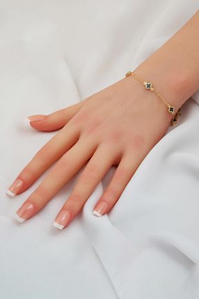 دستبند طلا زرد زنانه 14 عیار Bilezikci - کد 921759685