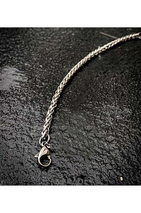 گردنبند استیل ( فولاد ) طوسی زنانه استیل (فولاد) STAİNLES - کد 921766086