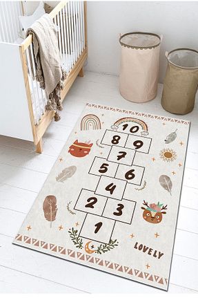فرش بچه گانه بژ پلی استر PINKIE HOME - کد 921759979