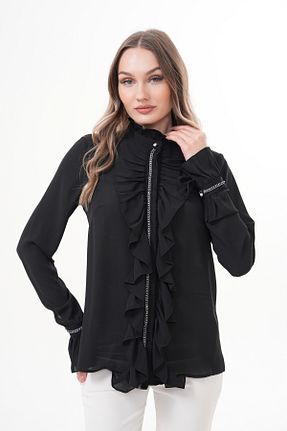 پیراهن سایز بزرگ مشکی زنانه سایز بزرگ Loom Boutique - کد 921771329