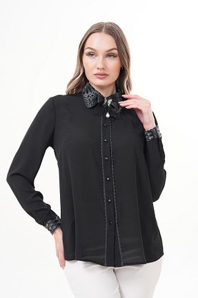 پیراهن سایز بزرگ مشکی زنانه سایز بزرگ Loom Boutique - کد 921771998