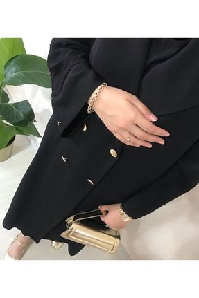 کلاه و ابایا مشکی زنانه haticecollection - کد 921777102