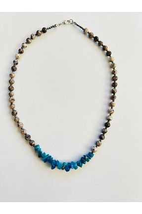 گردنبند جواهر فیروزه ای زنانه Enki Design - کد 921779369