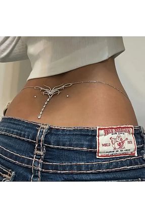 اکسسوری بدن طوسی زنانه استیل ضد زنگ MİLALAZO - کد 921795577