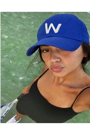 کلاه آبی زنانه w white stars sports & wear - کد 921795065