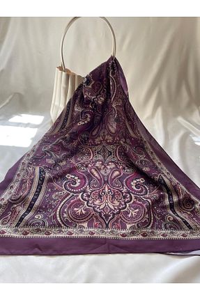 شال زرشکی زنانه پنبه پلی استر ALFA AKSESUAR 03 - کد 921252537