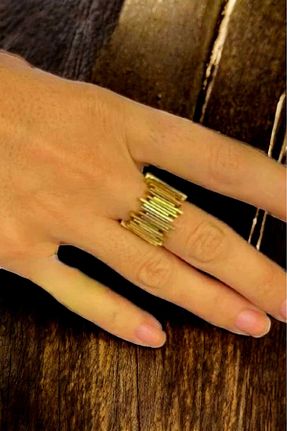 انگشتر استیل (فولاد) متالیک زنانه استیل (فولاد) Atölye Olcay Eser - کد 921790810