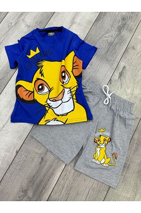 ست نوزادی سرمه ای بچه گانه پنبه ای Wolf One - کد 921793221