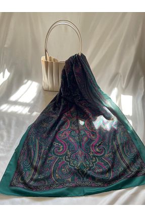شال سبز زنانه پنبه پلی استر ALFA AKSESUAR 03 - کد 921252535