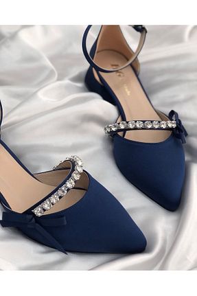 کفش مجلسی سرمه ای زنانه چرم مصنوعی ALNASER MODA - کد 921825494