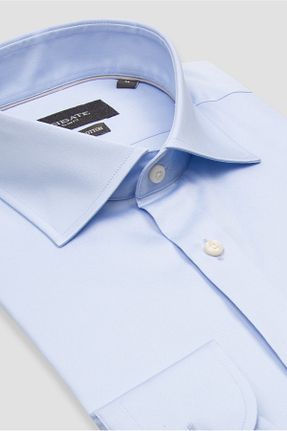 پیراهن آبی مردانه اسلیم فیت Abbate - کد 921597158