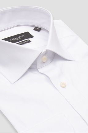 پیراهن سفید مردانه اسلیم فیت Abbate - کد 921600259