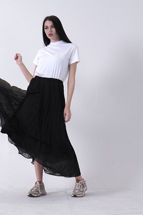 دامن حجاب مشکی زنانه بافتنی Feminist - کد 921847538