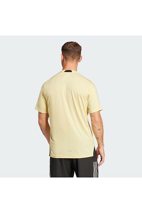 تیشرت اسپرت زرد مردانه رگولار adidas - کد 922091558
