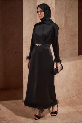 لباس حجاب مشکی زنانه رگولار Alvina - کد 824816893