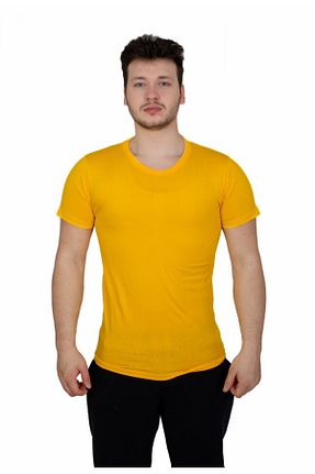 تیشرت زرد مردانه رگولار VEGA - کد 921875797